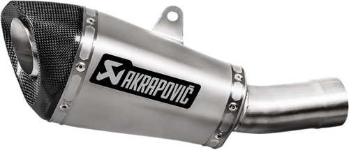 Akrapovic Titanium Tapered Slip-On Muffler w/Slash-Cut Cap (S-H10SO21-ASZT)