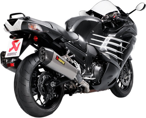 Akrapovic Titanium Tapered Slip-On Exhaust Mufflers (S-K14SO6-HZAAT)