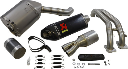 Akrapovic Carbon 2-1 Racing Line Full Exhaust System (S-A6R4-HAPC)