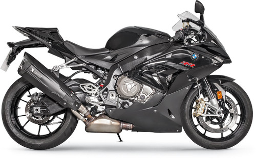 Akrapovic Black Titanium Oval Slip-On Muffler (S-B10SO6-HDVDZBL)