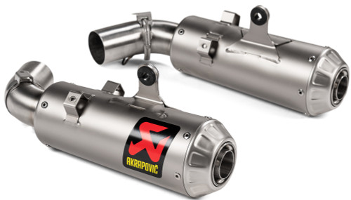 Akrapovic Titanium Dual Slip-On Mufflers (S-D9SO15-HCBT)