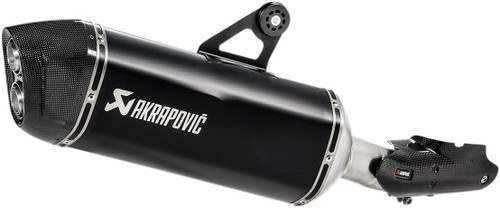 Akrapovic Black Titanium Slip-On Muffler (S-B12SO23-HAATBL)