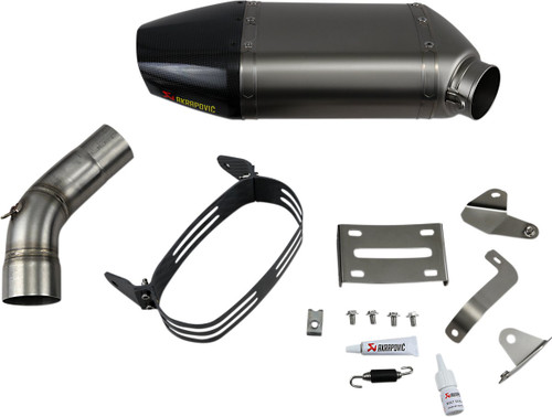 Akrapovic Titanium Oval Slip-On Muffler (S-K6SO5-HACT)