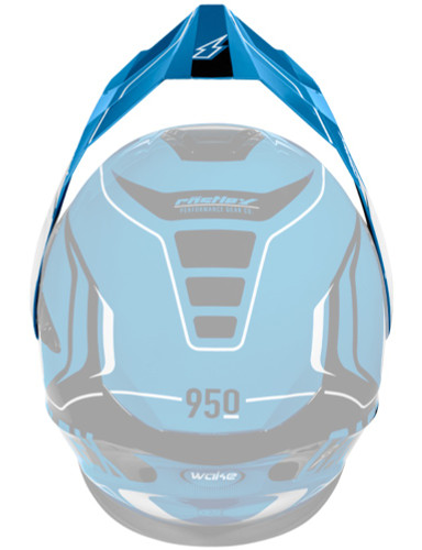 Castle X CX950 V2 Wake Helmet Visor/Peak