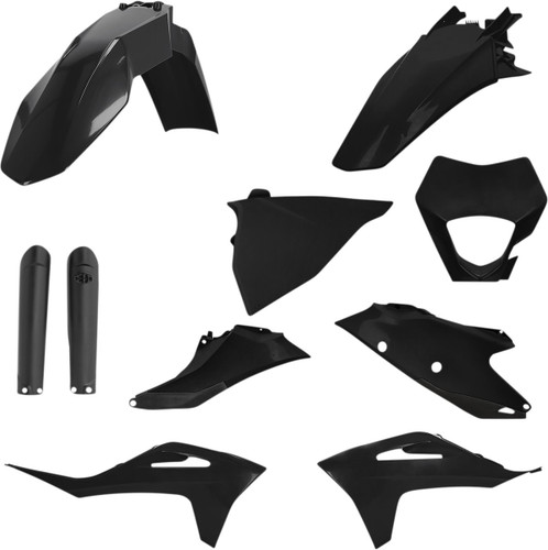 Acerbis Black Full Body Plastic Kit (2872810001)