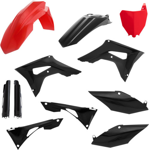 Acerbis Red/Black Full Body Plastic Kit (2736251018)