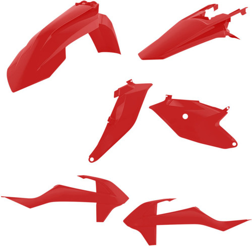 Acerbis Red Standard Plastic Body Kit (2686010004)