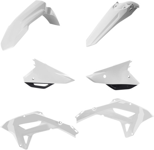 Acerbis White/Black Standard Plastic Body Kit (2861791035)