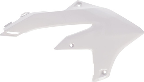 Acerbis White Plastic Radiator Shrouds/Scoops (2979530002)