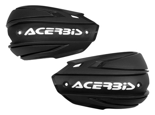 Acerbis Endurance X  Plastic Handshields - Black/White (2980641007)