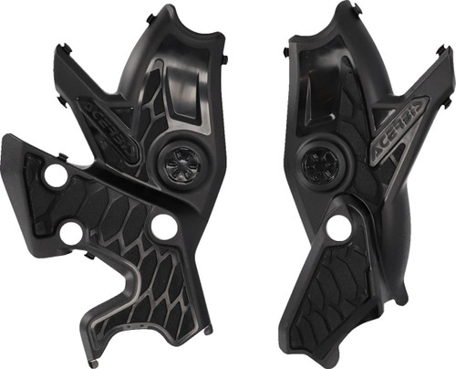 Acerbis X-Grip Frame Protectors | Black | '19-25 Yamaha Tenere 700 (2911460001)
