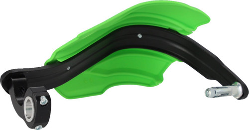 Acerbis Endurance X Plastic Handguards - Green/Black (2980461089)