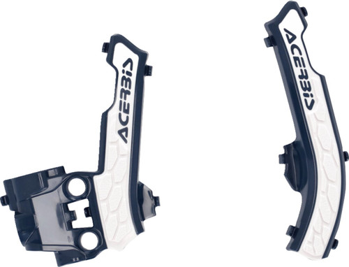 Acerbis X-Grip Blue/White Frame Protectors (2979611006)