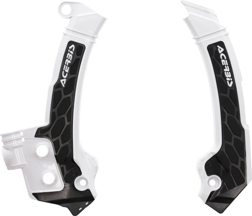 Acerbis X-Grip Black/White Frame Protectors (2979601007)