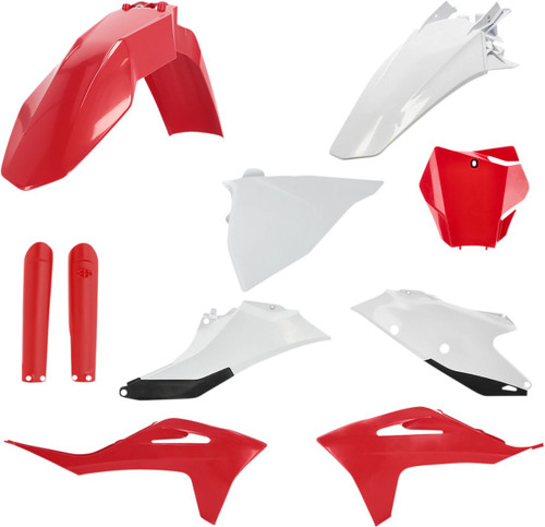 Acerbis Red/White Full Body Plastic Kit (2872791005)