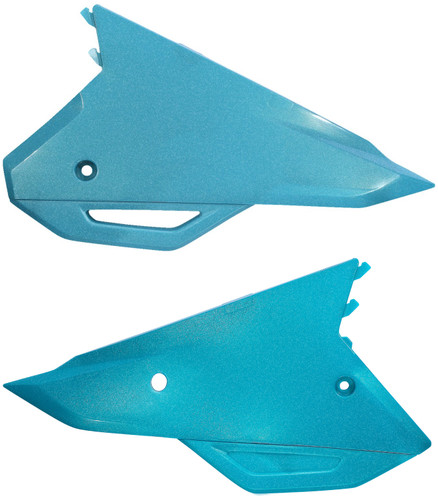 Acerbis Teal Metallic Plastic Rear Side Panels (2858897441)