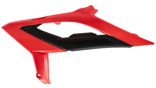 Acerbis Red/Black Plastic Radiator Shrouds/Scoops (2979451018)