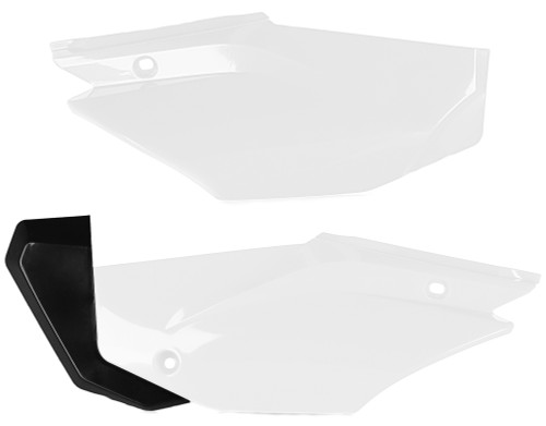 Acerbis White/Black Plastic Rear Side Panels (2872671035)