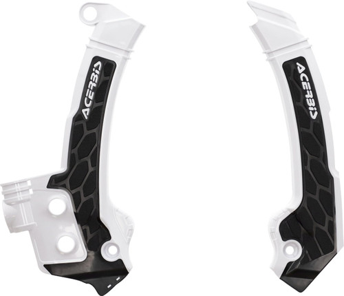 Acerbis X-Grip White/Black Frame Protectors (2979601035)
