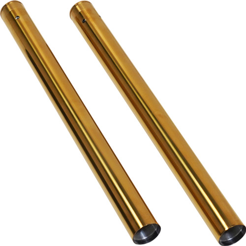 Arlen Ness 49mm Factory Length +2" Gold Fork Tubes (121-002)