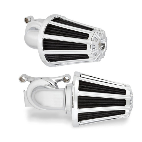 Arlen Ness 10-Gauge Monster Sucker Chrome Air Cleaner (81-022)