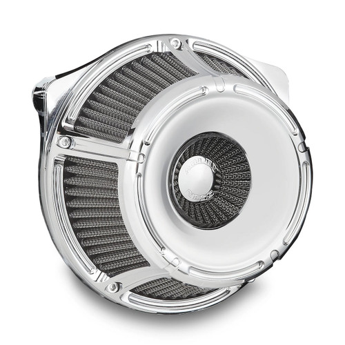 Arlen Ness Slot Track Inverted Series Chrome Air Cleaner (18-914)