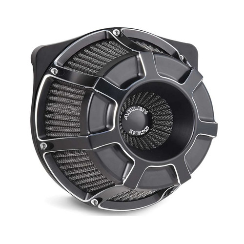 Arlen Ness Beveled Inverted Series Black Air Cleaner (18-933)