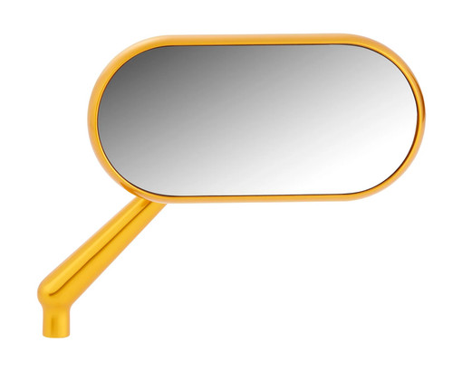 Arlen Ness Forged Oval Gold Right Mirror (13-178)