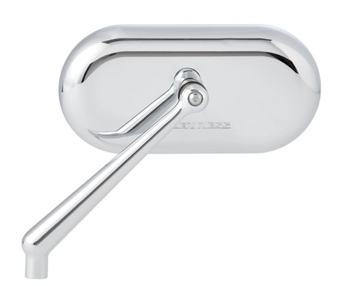 Arlen Ness Forged Oval Chrome Left Mirror (13-171)