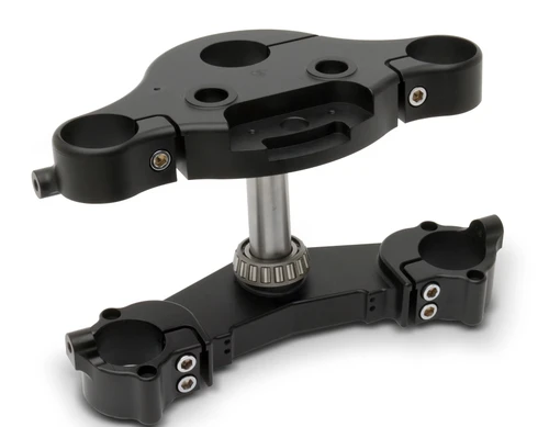 Arlen Ness 7 & 7 Raked Black Triple Trees (20-379)