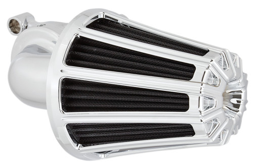 Arlen Ness 10-Gauge Monster Sucker Chrome Air Cleaner (81-030)