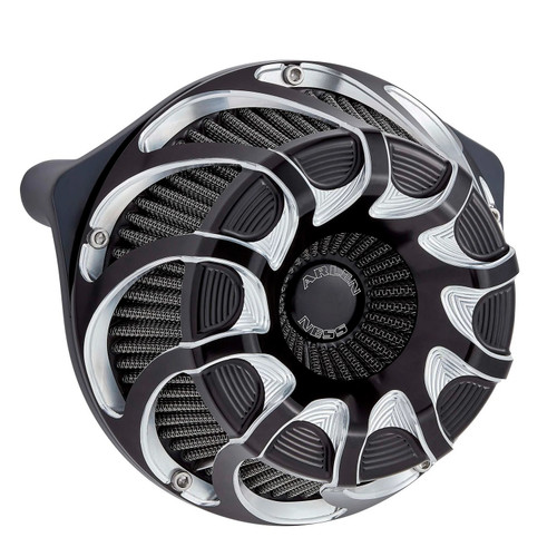 Arlen Ness Drift Inverted Series Black Air Cleaner (18-985)