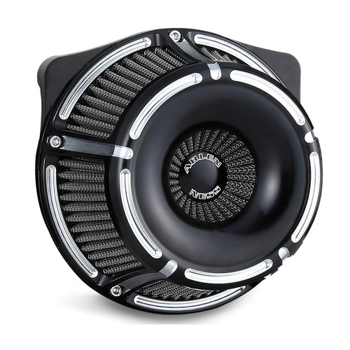 Arlen Ness Slot Track Inverted Series Black Air Cleaner (18-925)