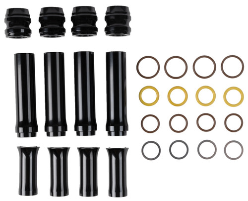 Arlen Ness 10-Gauge All Black Pushrod Tube Covers (03-634)