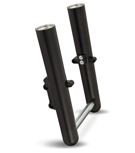 Arlen Ness Smooth Black "Hot Legs" Fork Legs (06-551)