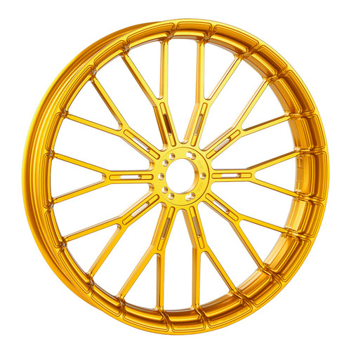 Arlen Ness 21" x 3.5" Y-Spoke Forged Gold Front Wheel (71-547)