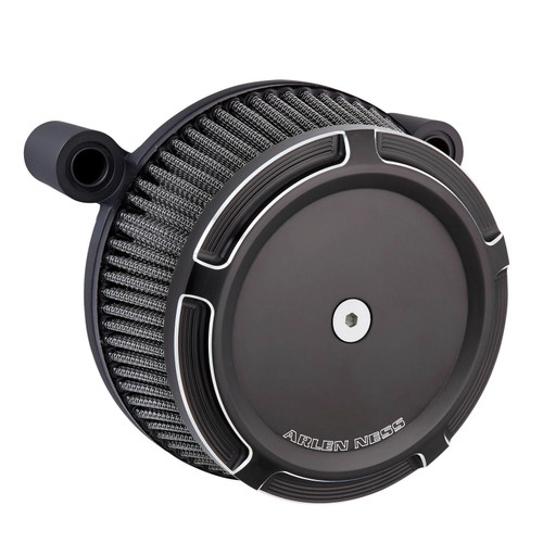 Arlen Ness Beveled Stage 1 Big Sucker Black Air Cleaner (50-841)
