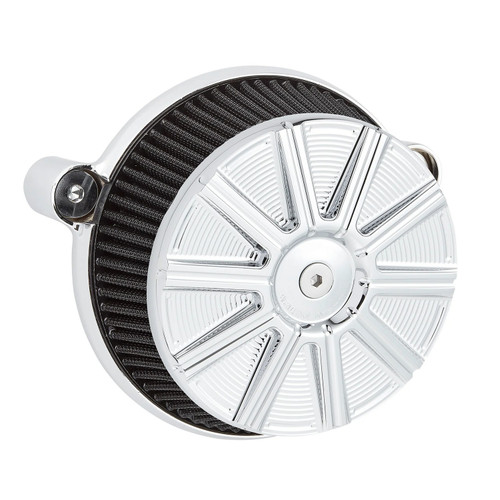 Arlen Ness 10-Gauge Stage 1 Big Sucker Chrome Air Cleaner (18-316)