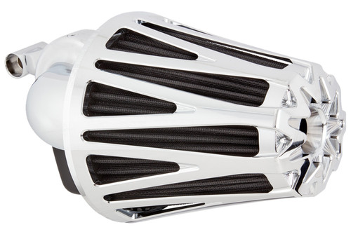 Arlen Ness CrossFire Monster Sucker Chrome Air Cleaner (600-089)