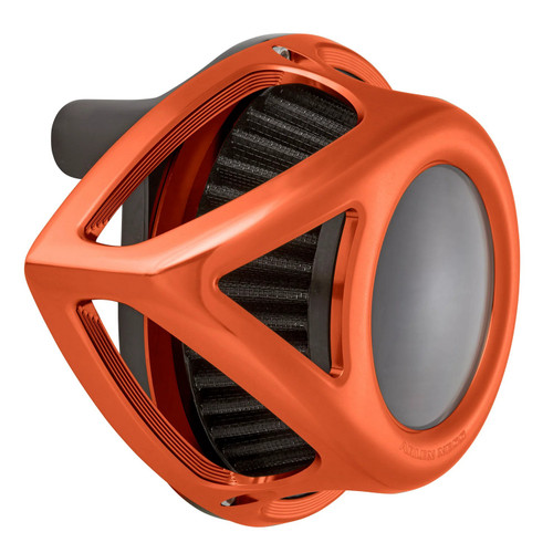 Arlen Ness Clear Tear Orange Air Cleaner (600-000)