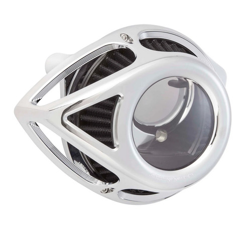 Arlen Ness Clear Tear Chrome Air Cleaner (18-988)
