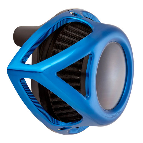 Arlen Ness Clear Tear Blue Air Cleaner (18-911)