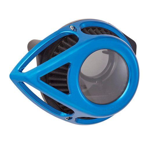 Arlen Ness Clear Tear Blue Air Cleaner (18-911)