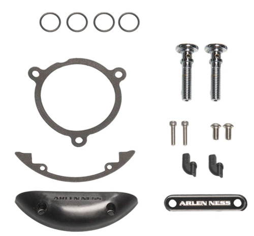 Arlen Ness Chrome Hardware Kit for Inverted/Method/Clear Tear/Sidekick (602-004)