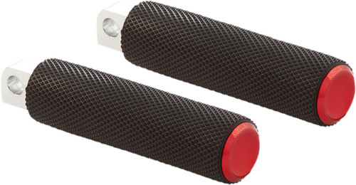Arlen Ness Knurled Red Footpegs (07-938)