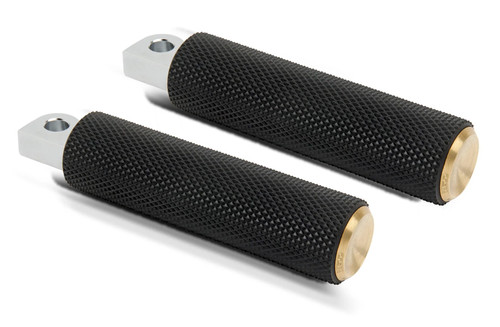 Arlen Ness Knurled Brass Footpegs (07-932)