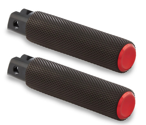 Arlen Ness Knurled Red Footpegs (07-954)