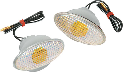 K&S Mediun Aluminum Flat Oval Marker Light w/Rainbow Lens (25-8278)