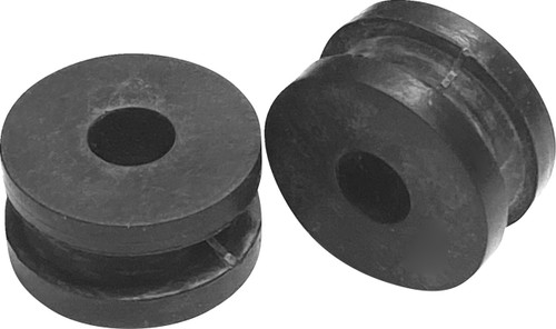 K&S Black Fuel Tank/Muffler Rubber Grommets 2-Pack (05-0301)