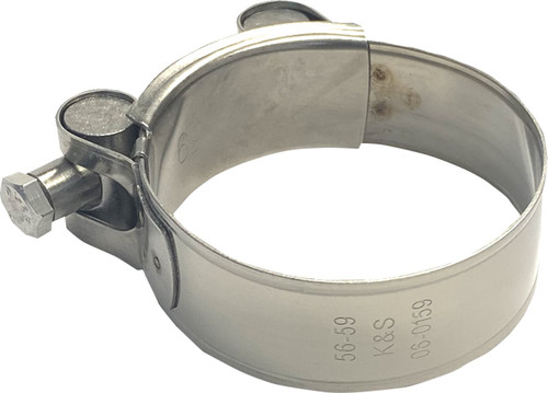 K&S 2.20" - 2.32" Stainless Exhaust Pipe Clamp (06-0159)